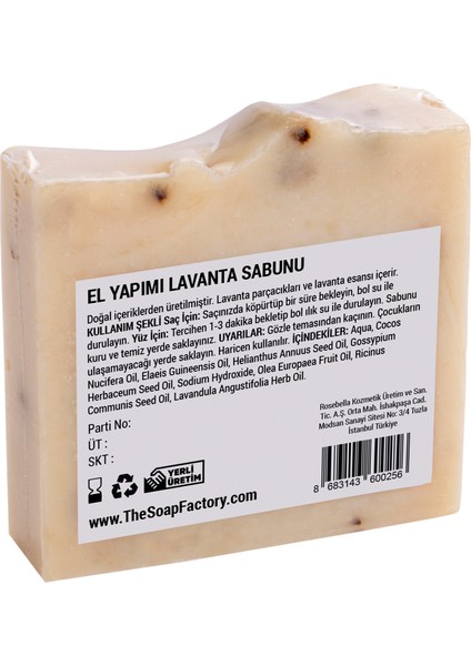 İpek Seri El Yapımı Lavanta Sabunu 100 g - Vegan - Lüks - Doğal - Bütün Cilt Tiplerine Uygun - Soğuk Sıkım - Üstün Cilt Bakımı - %100 Bitkisel