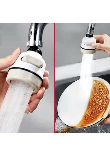 Musluk Başlığı 3 Kademeli 360 Derece Beyaz fiyatları