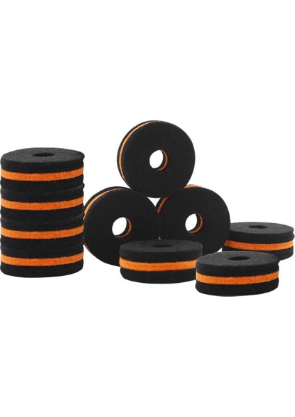 10 Adet Zil Standı Keçe Yıkayıcıları Davul Seti Parçaları Için 10MM 10 mm 10PCS (Yurt Dışından) fiyatları