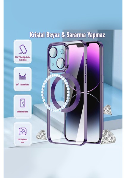 iphone 13 Pro Max Kılıf Kamera Korumalı Magsafe Tam Koruyucu Kılıf