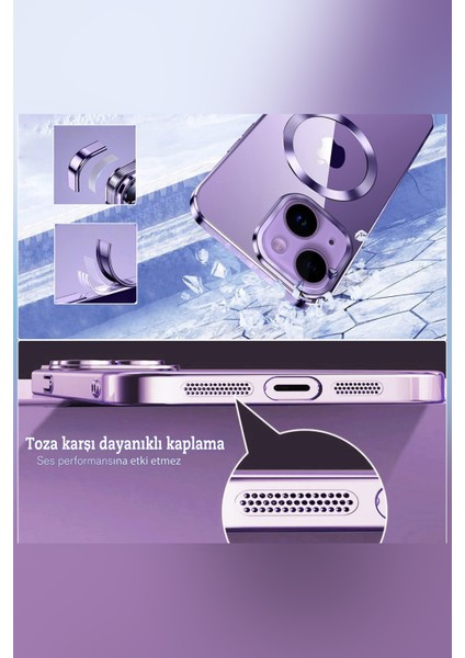 iphone 13 Pro Max Kılıf Kamera Korumalı Magsafe Tam Koruyucu Kılıf