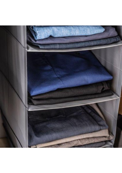 Skubb Koyu Gri Bölmeli Düzenleyici, Geri Dönüştürülmüş Polyester, 35x45x125 cm Boyut modelleri