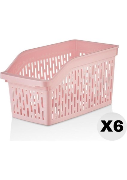 Bambus Home Pembe Buzdolabı Dolap Düzenleyici Organizer Raf 6 Adet