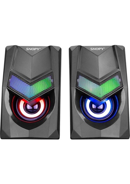 Snopy SN-X25 1+1 USB Rgb Hoparlör