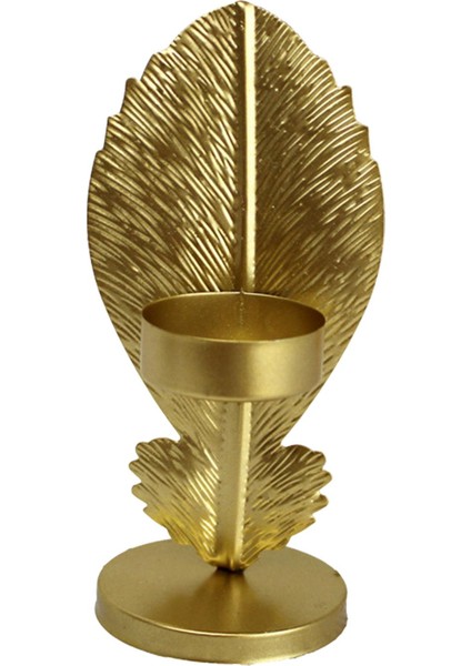 Dekorasyon Yaprağı Şamdan Ferforje Mum Tutucu Yaprağı (Yurt Dışından)