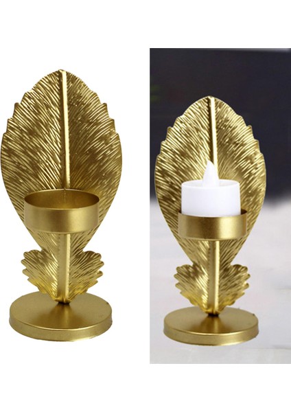 Dekorasyon Yaprağı Şamdan Ferforje Mum Tutucu Yaprağı (Yurt Dışından) fırsatları