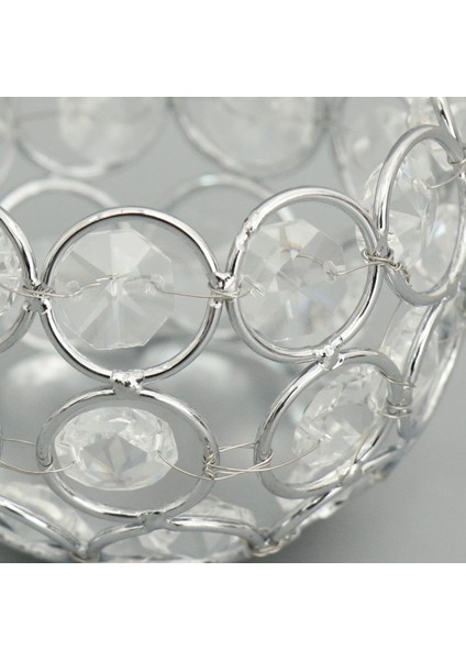 3 '' Bling Crystal Adtival Mum Tutucu Şamdan Ev Düğün Centerpieces 8cm (Yurt Dışından)