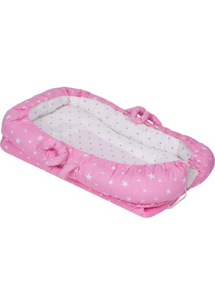 Anne Yanı Bebek Yatağı ART-274 Pembe Yıldız fırsatları