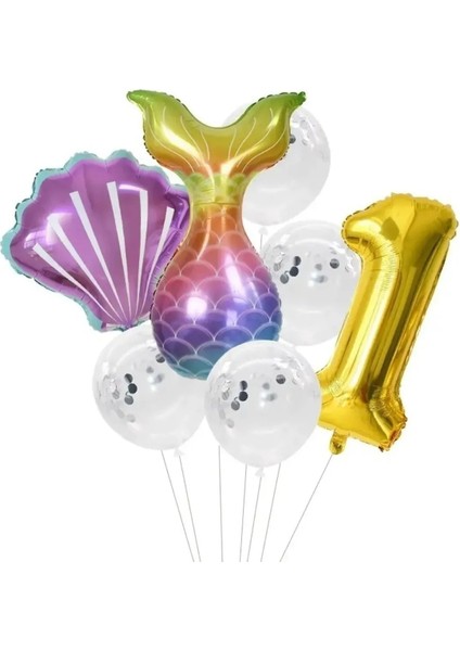 Deniz Kızı Balon Set 1