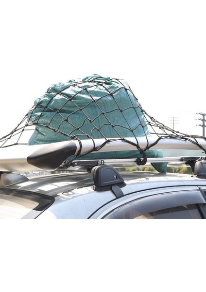Dayanıklı Suv Çatı Üst Bagaj Taşıyıcı Kargo Sepeti Elastik Net 60 x 60 cm (Yurt Dışından)