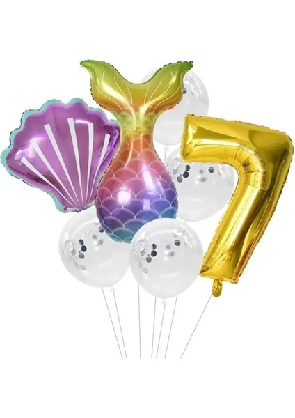 Deniz Kızı Balon Set 7