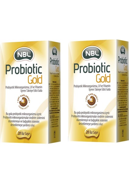 Probiotic Gold 20 Stick Saşe 2 Adet