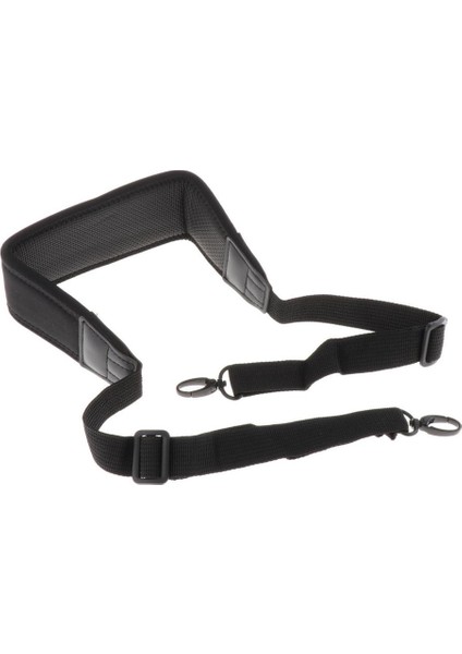 Saksafon Tek Omuz Kemeri Yastıklı Saksafon Enstrümanlar Aksesuar Siyah 110MM (Yurt Dışından)