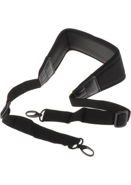 Saksafon Tek Omuz Kemeri Yastıklı Saksafon Enstrümanlar Aksesuar Siyah 110MM (Yurt Dışından)