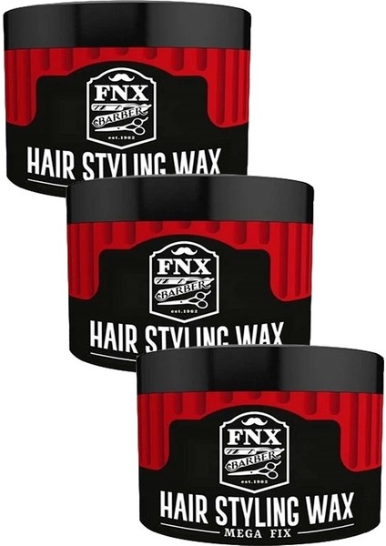 Barber Wax Mega Fix 150ML x 3 Adet