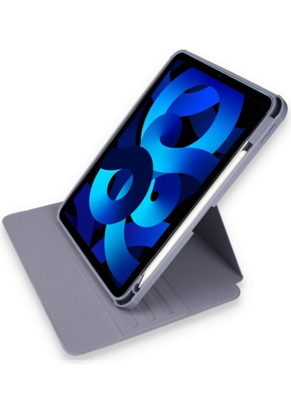 Apple iPad Pro 12.9 Inç 3. 4. 5. 6. Nesil Kılıf Kalem Şarj Bölmeli 360 Dönebilen Case