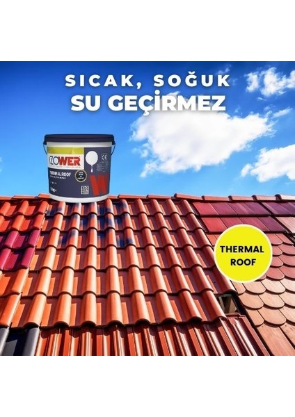 Izower Thermal Roof Isı ve Su Yalıtımı- Beyaz- 18 kg