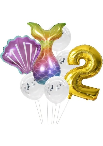 Deniz Kızı Balon Set 2