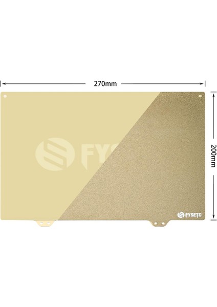 Peı Yapı Plakası 270X200MM 3D Yazıcı Aksesuarı 270MMX200MM Altın (Yurt Dışından) indirimleri