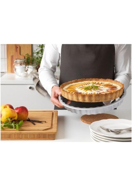Tart-Turta-Kek Kalıbı Lame Renk Meridyendukkan 31 Cm/1.8 Lt ,Yapışmaz