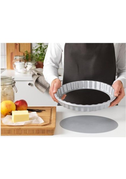 Tart-Turta-Kek Kalıbı Lame Renk Meridyendukkan 31 Cm/1.8 Lt ,Yapışmaz