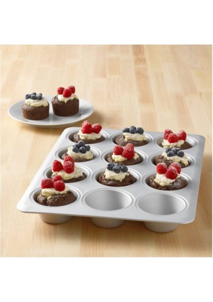 Kek-Muffin Kalıbı 38x29 Cm Meridyendukkan Yapışmaz Yüzey