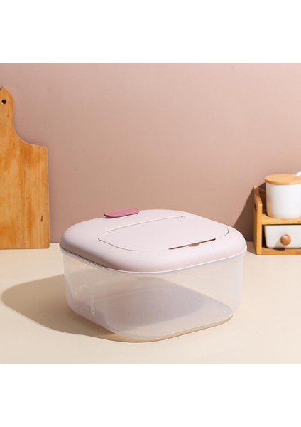 6 kg. Büyük Pirinç Saklama Kabı Tahıl Dağıtıcı Pembe (Yurt Dışından)