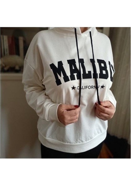 2 Iplik Şardonlu Kapüşonlu Sweatshirt