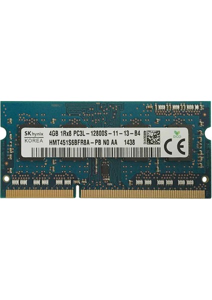 HMT451S6BFR8A-PB No Aa 4 GB Ddr3 1600 Mhz Notebook Ram Bellek