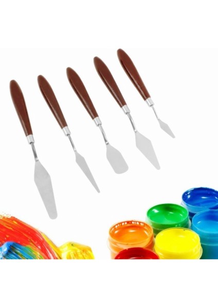 Metal Spatula Seti 5'li modelleri