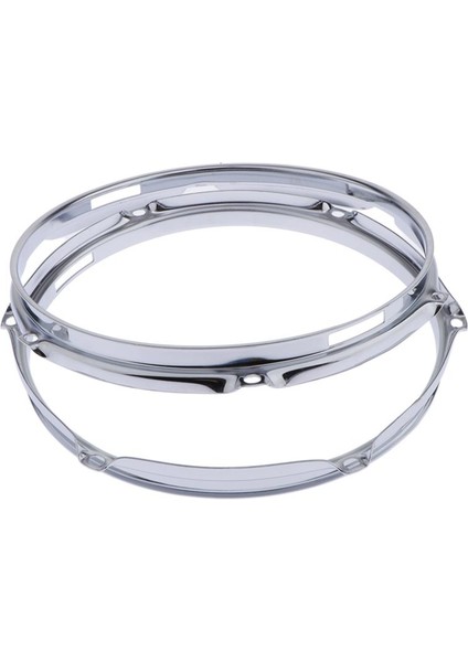 Die Cast Square Drum Hoop Set Çifti 10 "6 Delikli 1.5mm Kalınlık Krom (Yurt Dışından)