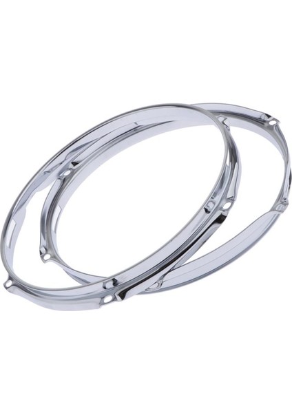 Die Cast Square Drum Hoop Set Çifti 10 "6 Delikli 1.5mm Kalınlık Krom (Yurt Dışından)