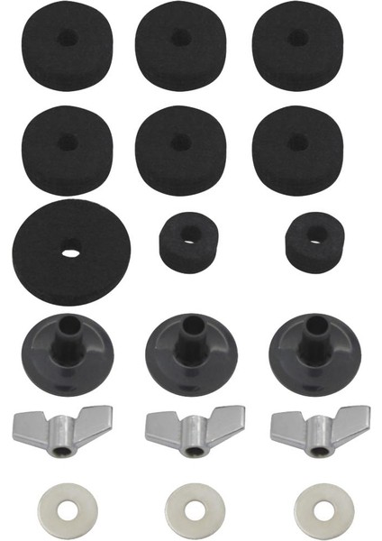 18/set Zipi Yedek Aksesuarlar Zil Stand Kolları Zil Keçe Kitleri (Yurt Dışından)
