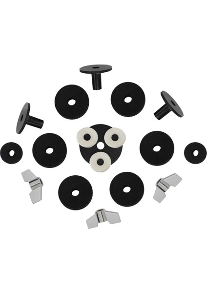 18/set Zipi Yedek Aksesuarlar Zil Stand Kolları Zil Keçe Kitleri (Yurt Dışından)