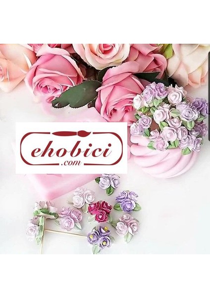 Küçük Üçlü Güller Çiçek 3'lü Set 3 x 3 cm fiyatları