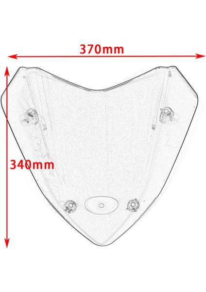 Motosiklet Ön Cam Ön 300 250 125 2017-2022 Için Uygun (Yurt Dışından) fiyatları