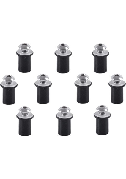 10 Adet Evrensel Ön Cam Ön Cam Cıvataları Vida Kiti M5 5mm Cıvata (Yurt Dışından)