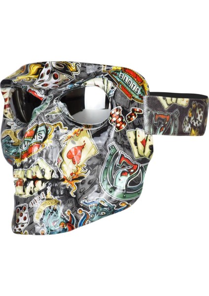 Motosiklet Gözlükleri Açık Binicilik Motokros Kafatasları Gözlük Gri (Yurt Dışından) modelleri