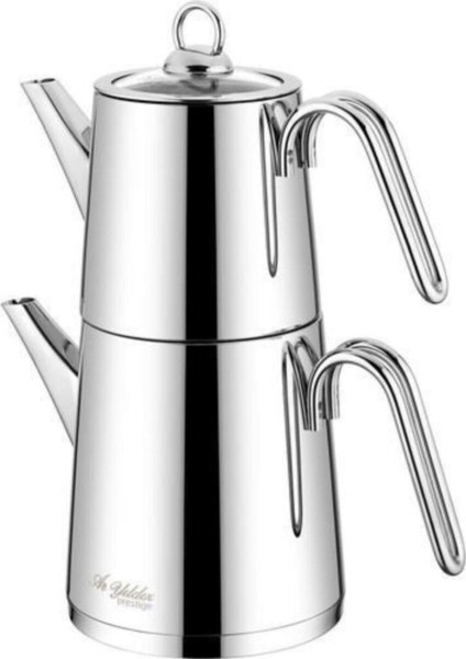 Metalik Chef Prestige Büyük Çaydanlık Takımı