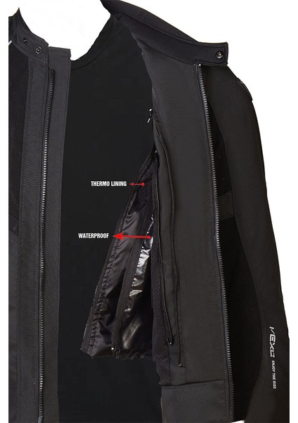 Quatro 4 Mevsim Motosiklet Montu Neon Sarı