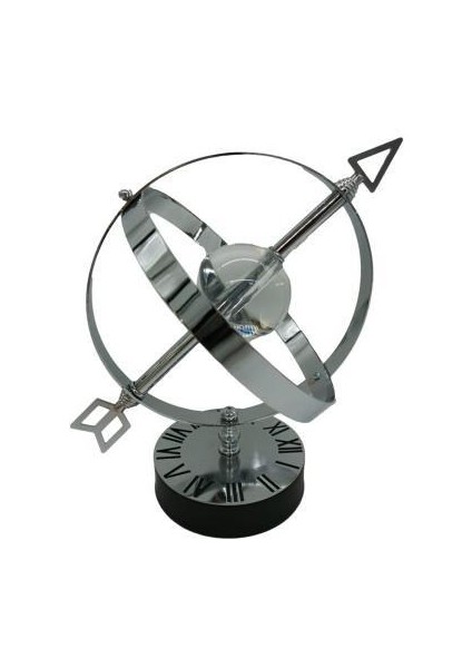 Creart Home Armillary Romen Dünya Küre Dekor Gümüş SZR-298551