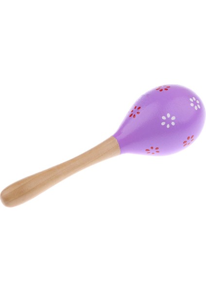 1 Adet Ahşap Maraca Renkli El Perküsyon Çocuklar Için I 0 Cm/7.87inch  (Yurt Dışından)