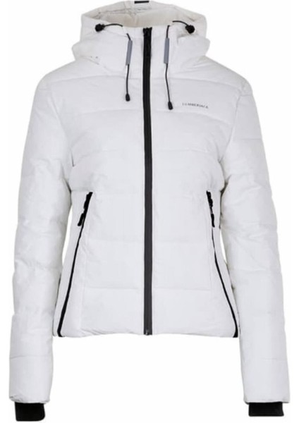 Apreski Coat Kadın Kısa Mont Kaban Beyaz V7 indirimleri