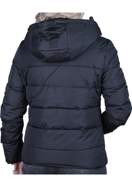 Apreski Coat Kadın Kısa Mont Kaban Siyah V7