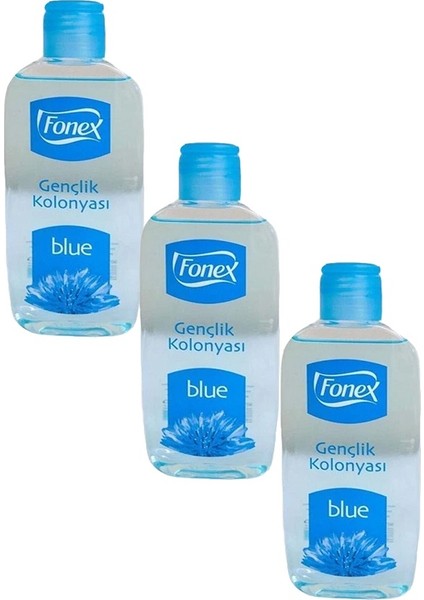 Gençlik Kolonyası Blue 160ML x 3 Adet