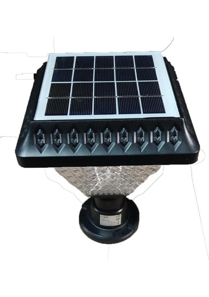 CT-7315 30W/6400K Solar Set Üstü Bahçe Armatürü