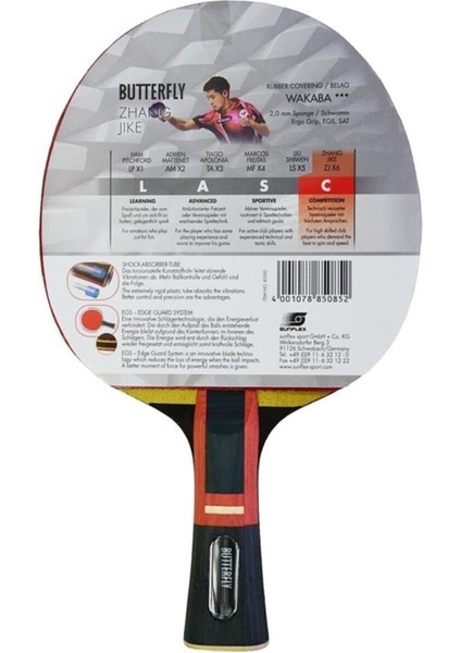 Zhang Jike Zjx6 Masa Tenisi Raketi