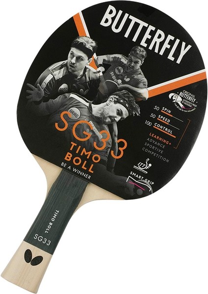 85017S Boll Smart Grip SG33 Ittf Onaylı Masa Tenisi Raketi