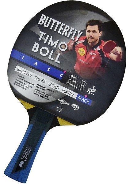 85920S Boll Black Ittf Onaylı Masa Tenisi Raketi