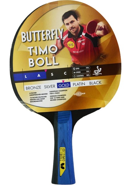 Timo Boll Gold Masa Tenisi Raketi